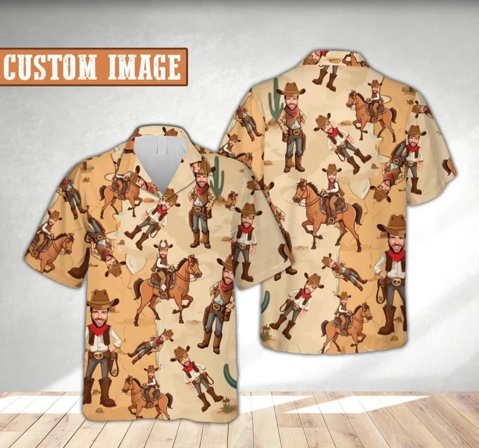 Cat Catch Fish Style Hawaiian Shirt