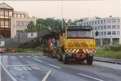 LKW Foto Steyr Schwerlasttransporter Schweiz gelb welti-furrer #o3uy