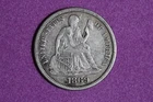 ESTATE FIND 1869 Seated Liberty Dime!! #K59401