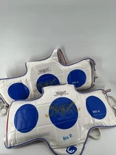 Lot of 2 Jang Star Tae Kwon Do Chest Protectors Hogu Sparring Gear Size M