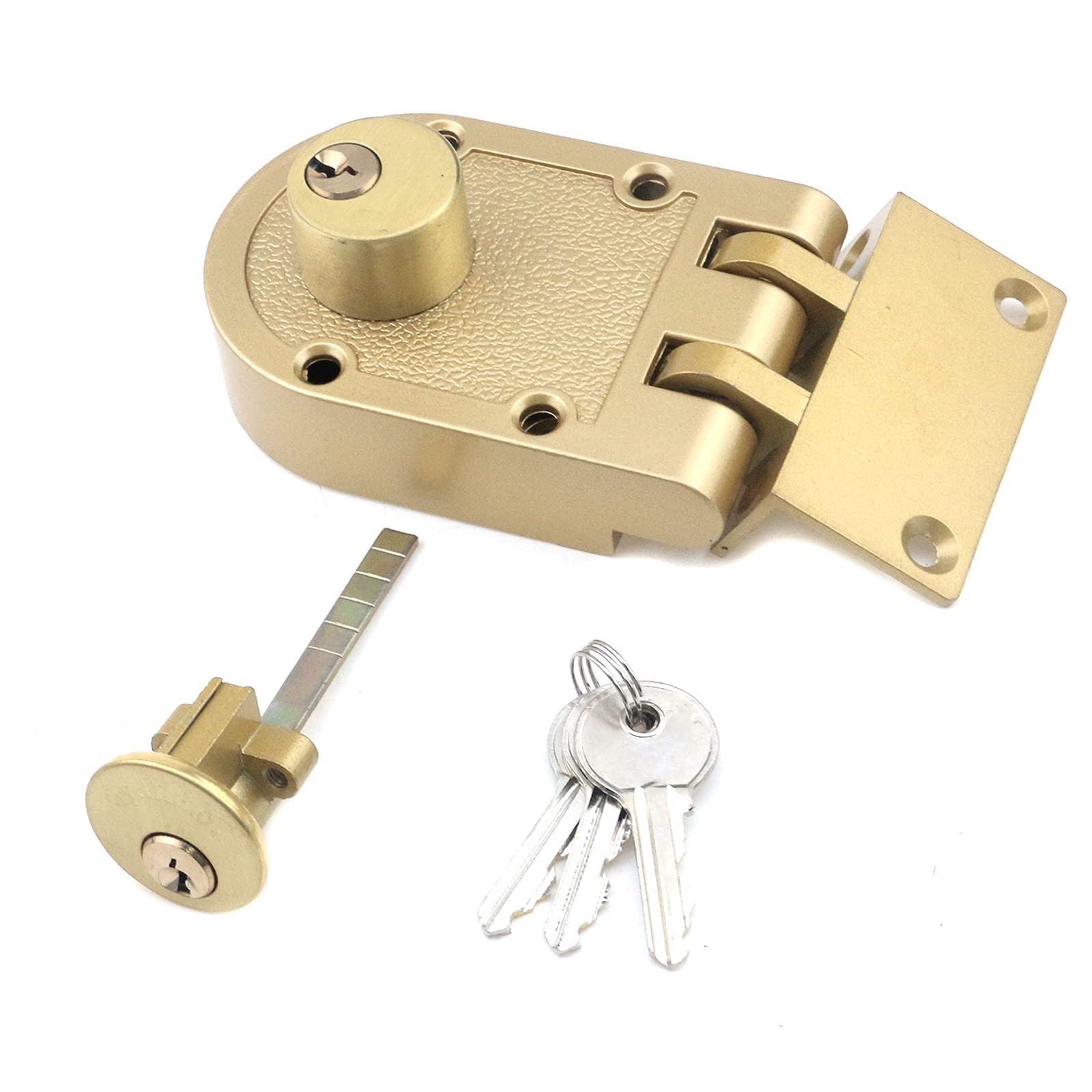 Heavy Duty Jimmy Proof Deadbolt Lock Double Cylinder Safety Security