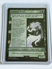 Summon Fenrir 203  MTG Final Fantasy 2025  Mint - 9.0 +  Uncommon Non Foil