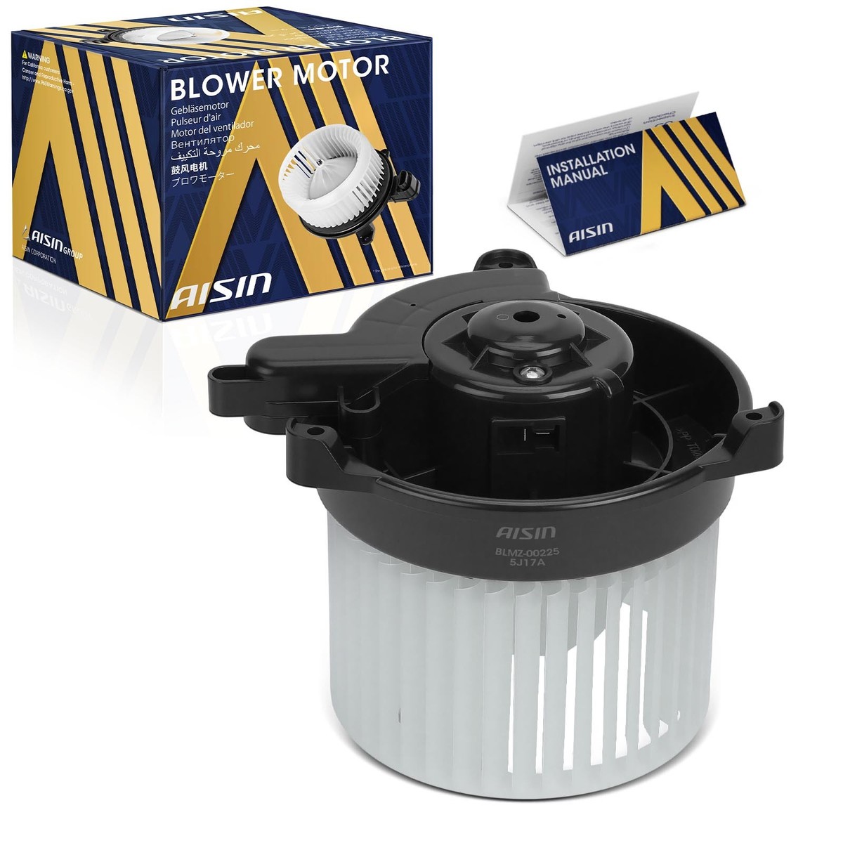 AISIN Front HVAC Blower Motor with Wheel Assembly for Mazda MX-5