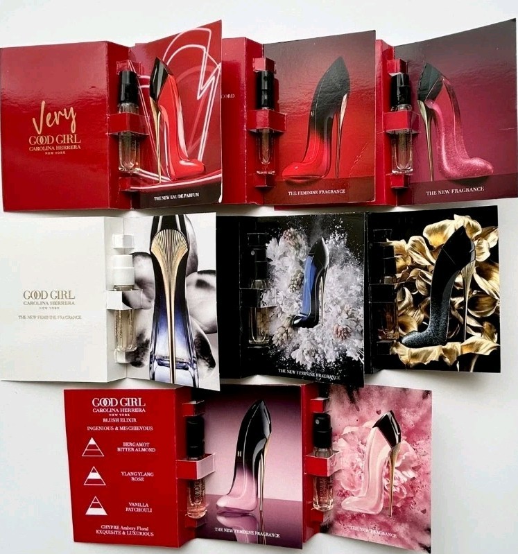 Carolina Herrera Good Girl Perfume Collection 8Pc Sample Vials