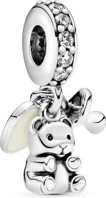 Pandora Baby-Teddybär Charm-Anhänger 792100CZ Anhänger - Bild 1 von 4