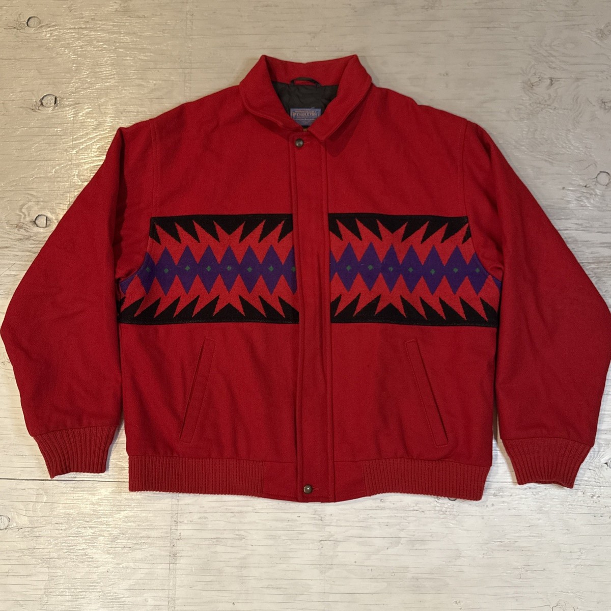 Vintage 90s Pendleton High Grade Western Wear Zip Up 3M Thinsulate 