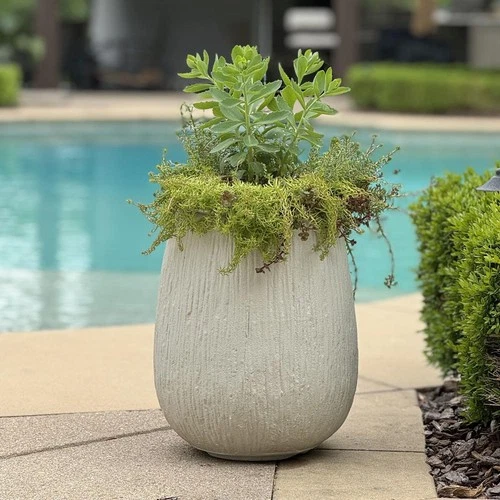 Uttermost 18250 Rustic Ridge Off-White Outdoor Planter - Picture 6 of 6