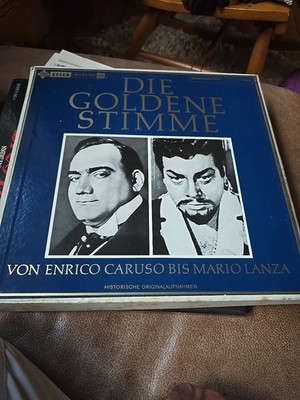 Die goldene Stimme / Von Enrico Caruso bis Mario Lanza / 6 LP Vinyl Box Set