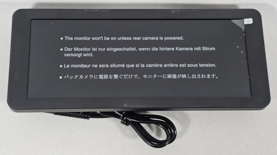 3x Wireless Backup Cameras 1080p 7" Screen IP69 Waterproof for Truck Bus Trailer - Image 3 of 4