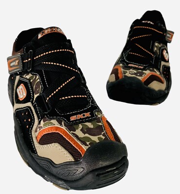 シュガーページ Skechers SKX Super Z 91587L Orange Black Athletic Shoes Mens 7