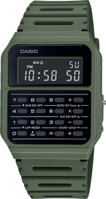Brand New Casio Data Bank CA-53WF-3B Green Olive Calculator