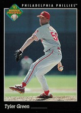1993 Pinnacle Tyler Green #581 Philadelphia Phillies Baseball Card