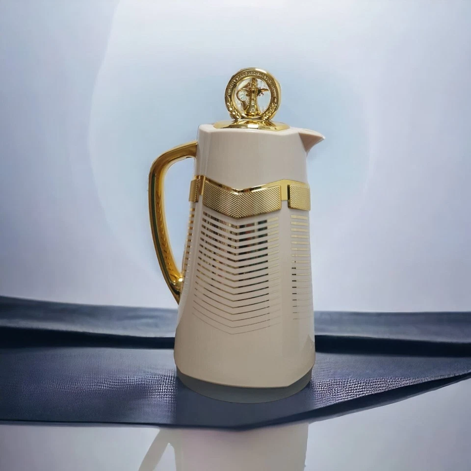 Cafetera árabe Dallah frasco de té al vacío Dallah diseño elegante árabe 70543 Foto 3 de 4