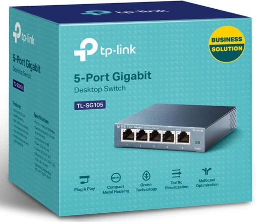 TP-LINK Technologies TP-Link (TL-SG105) 5-Ports External Switch New Sealed Box