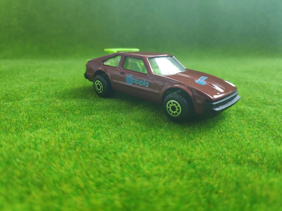 Matchbox 1-75 Toyota Supra 1983 MB78 / Burgundy / Lime / HP / Bulgarian Base - Image 4 of 4