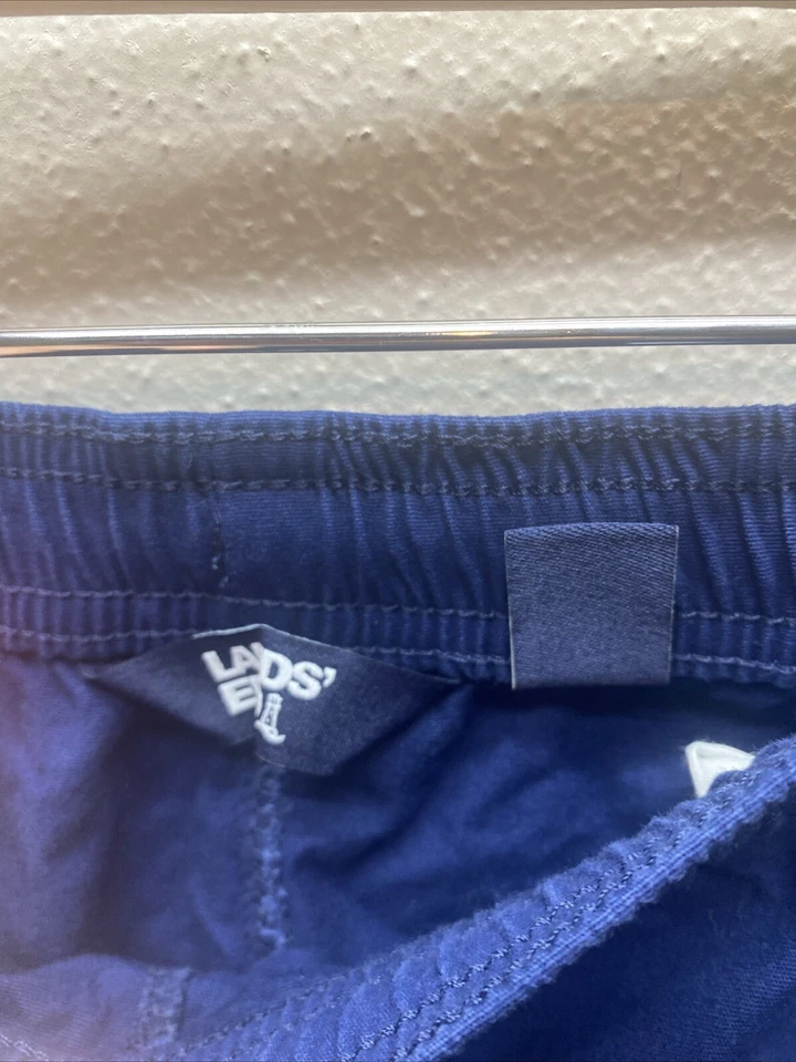 Pantalones de chándal Lands End para niños XL 14-16 azul marino uniforme náutico Academia Foto 3 de 4