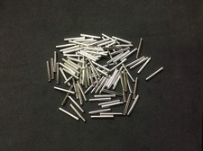 100 Piano Bridge Pins, #7 (0.086" diameter), 3/4", Nickeled Steel, Round Ends