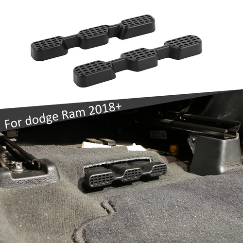 2pcs Under Seat Air Vent Outlet Protector Accessories For Dodge Ram 1500 2018+