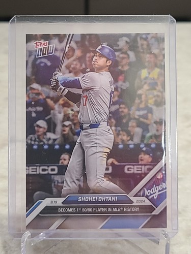 Shohei Ohtani Becomes 1st Member Of 50/50 - 2024 TOPPS NOW #722 - LA Dodgers