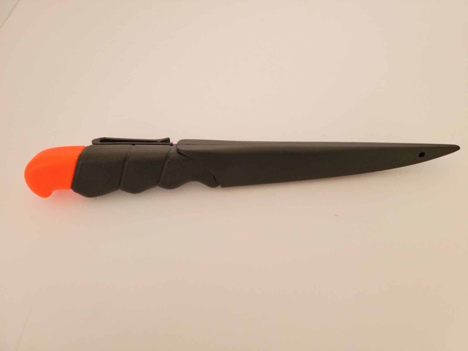 (Fillet Knife) 5" Wet Work W (Sheath) Black/Orange (Fishing Knife) New Open Box