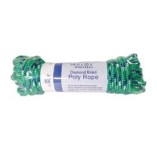 CORDA 1/4 in. x 25 ft. Diamond Braid Poly Rope