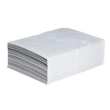 50 Oil Absorbent Mat Pads 28 Ounce Absorbency Economical Polypropylene15X20 Inch
