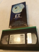 ET The Extra Terrestrial VHS 1982 Green and Black Tape Spielberg VG
