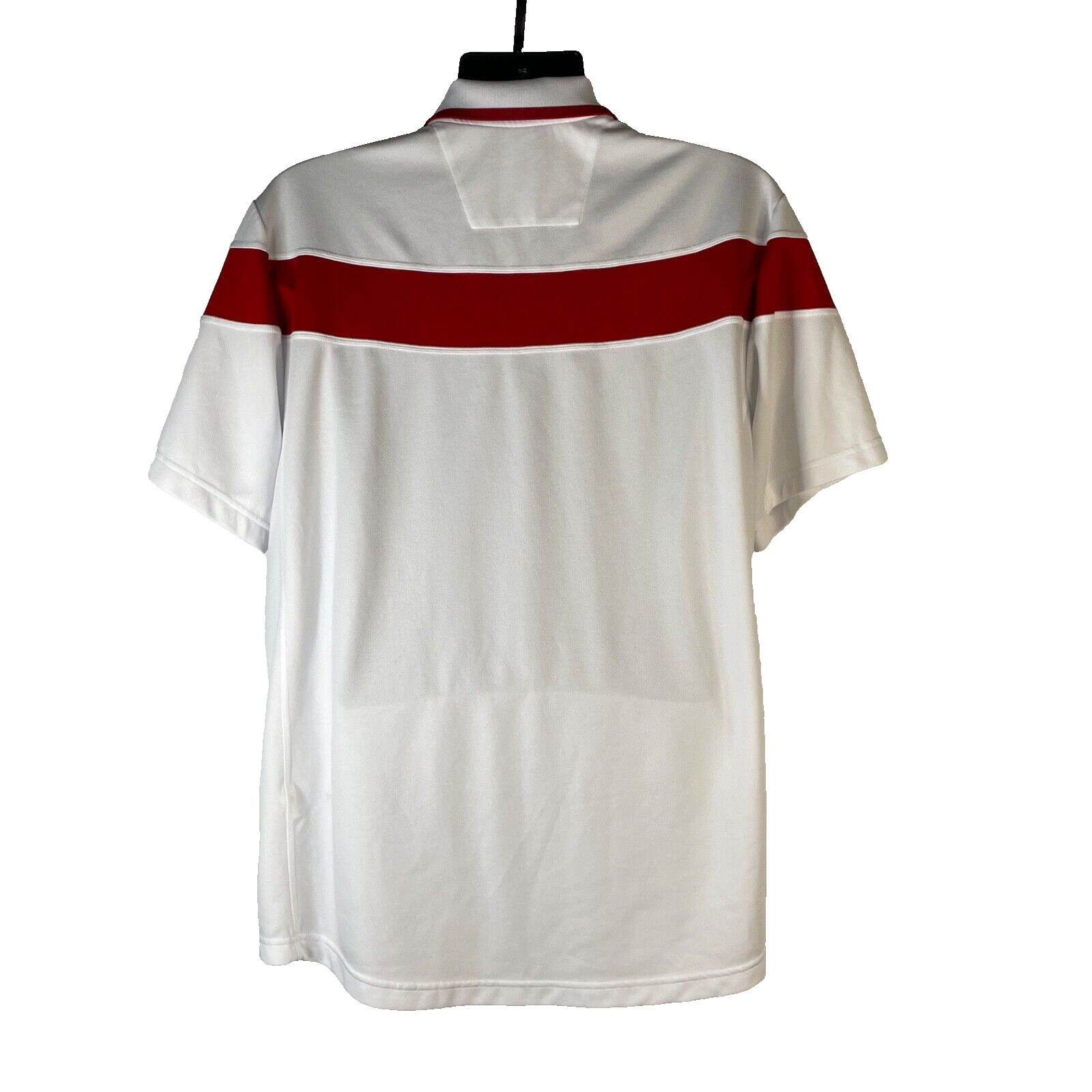 Adidas  Louisville Cardinals Climate White Red Polo Shirt Men's Size XL SS LOGO thumbnail 4