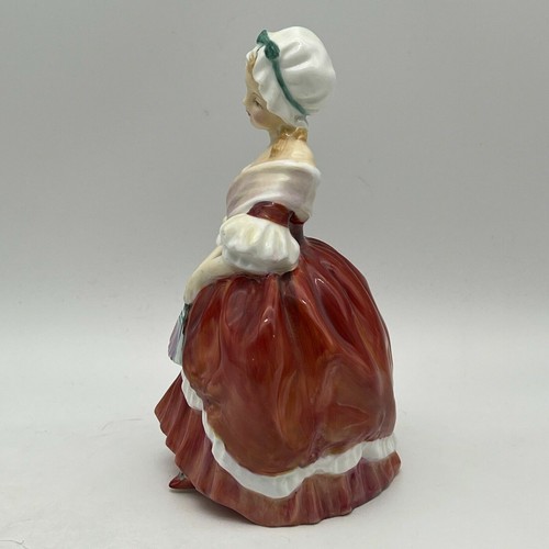 Retirado Auténtico Estatuilla Royal Doulton Joven Dama Vestido Rojo Peggy HN 2038 EXCELENTE - Imagen 7 de 10