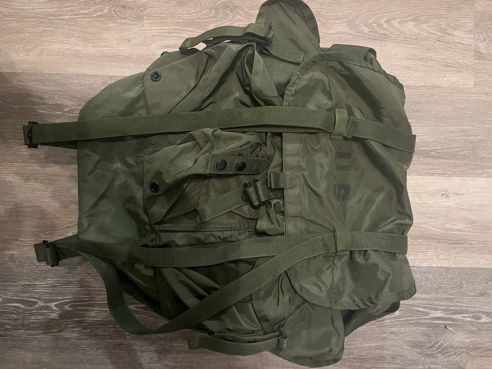 US Military Field Pack Combat Nylon LC-1 Medium Alice Vintage Backpack  No Frame