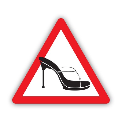 Warning Lady Racer Girl Driver Sticker Decal Weatherproof Sexy warning-lady-racer-girl-driver-sticker-decal-weatherproof-sexy