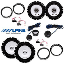 Kit 6 casse per SEAT IBIZA Alpine con adattatori e supporti