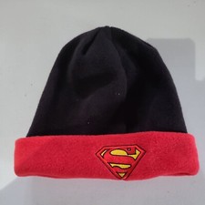 DC Comics Superman Logo Fleece Adult Unisex Winter Toque/Beanie -new