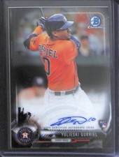 2017 Bowman Chrome Autograph #BCAR-YG Yulieski Gurriel