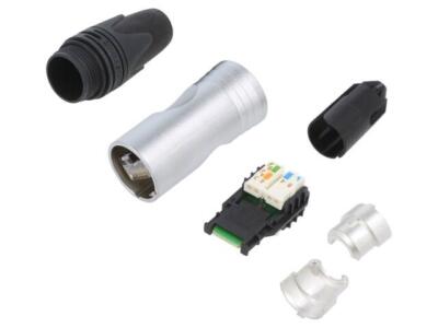 NE8MX6 ETHERCON CAT6A CABLE CONNECTOR SELF-TERMINATION NEUTRIK