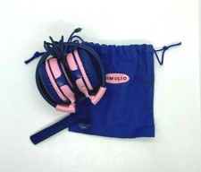 SIMOLIO Wired Headphones with Storage Bag Pink  Blue FREE SHIPPING b