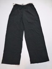 Blair Pants Womens Size M Black Belted Elastic Waist Casual Pants New