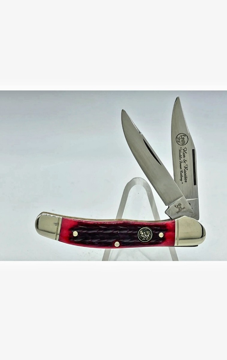 Vintage HEN & ROOSTER Solingen 232-RPB Red Pick Bone Copperhead