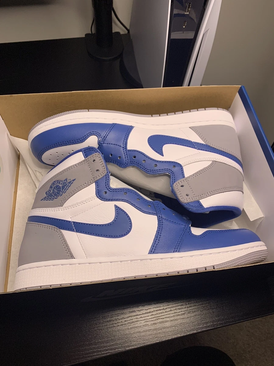 Size 9.5 Jordan 1 High OG True Blue 2023 Dead Stock