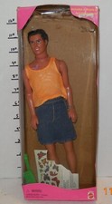 Mattel 1998 BUTTERFLY ART KEN doll with box