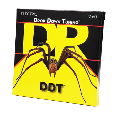DR DDT-12 Drop Down Tuning Electric Guitar Strings; gauges 12-60