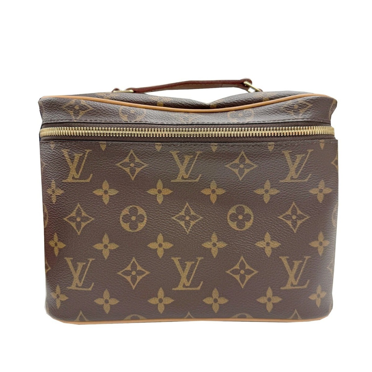Louis Vuitton Nice Vanity Case BB Brown Canvas for sale