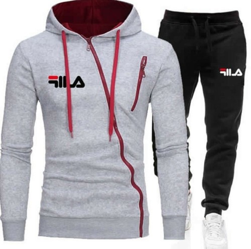 Tuta Fila XL uomo felpa con cappuccio zip tuta da passeggio sport QUALITÀ/ PREZZO | eBay