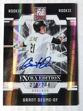 2009 Elite Extra Edition Auto Grant Desme Rookie #d 279/744