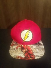 The Flash Justice League Boys Youth Size Adjustable Hat Cap DC Licensed
