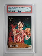 2018-19 Panini Court Kings Emerging Artists #22 Trae Young Rookie Card PSA 10 RC