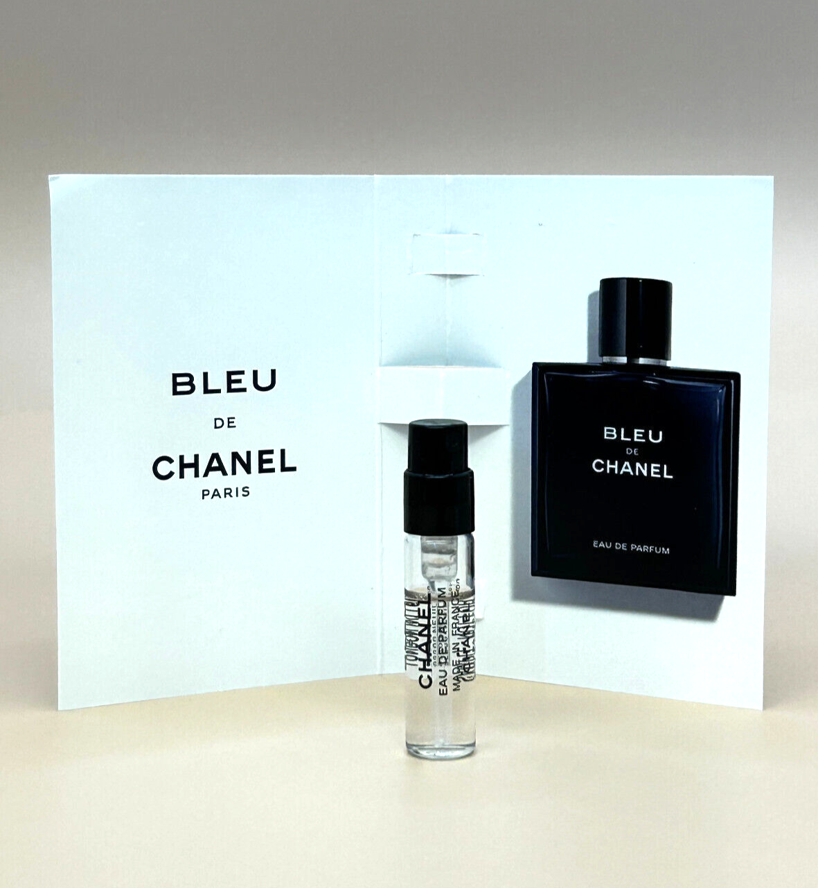 Chanel Bleu de Chanel Men's Eau de Parfum Spray Vial Card (1.5ML