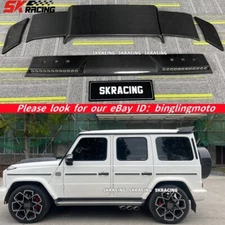 Dry Carbon Front Light Rear Roof Spoiler Wing For Benz G Class G63 G550 19+