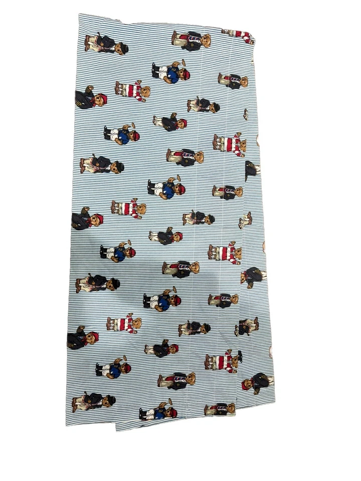 4 Piezas Vintage Ralph Lauren Polo Oso de Peluche Azul Rayas Dos XL Hojas K Foto 3 de 4