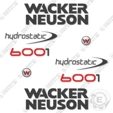 Fits Wacker Neuson 6001 Decal Kit Site Dumper - 7 YEAR OUTDOOR 3M VINYL!